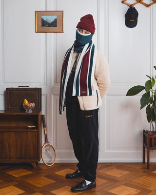 Burgundy|Burgundy waffle beanie