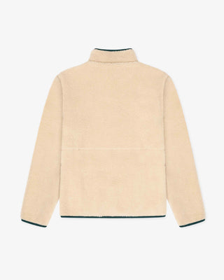Beige|Beige Fleecejacke