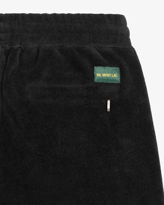 Black|Black fleece pants 