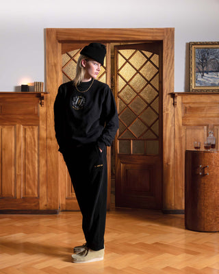 Black|Black Alpine Crewneck Sweatshirt