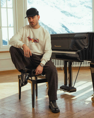 Alpine Sleigh Ride Crewneck Sweatshirt